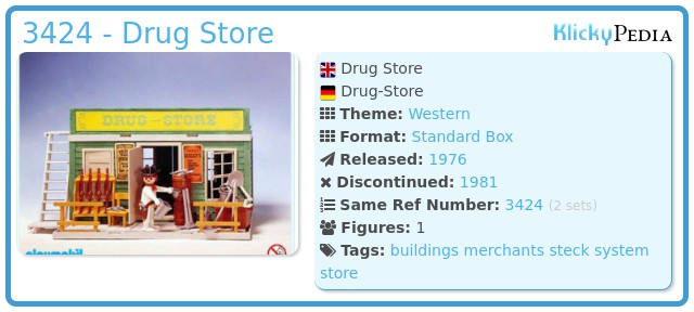Playmobil 3424 - Drug Store