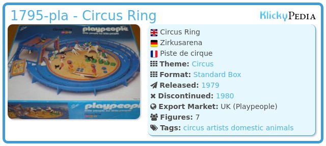 Playmobil 1795-pla - Circus Ring