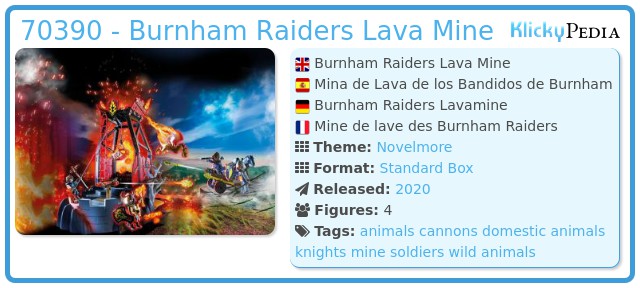 Playmobil 70390 - Burnham Raiders Lava Mine