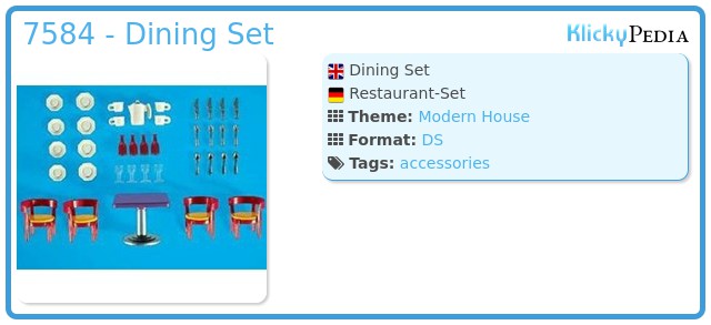 Playmobil 7584 - Dining Set