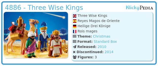 Playmobil 4886 - Three Wise Kings