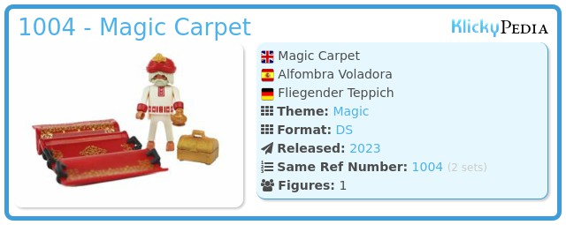 Playmobil 1004 - Magic Carpet