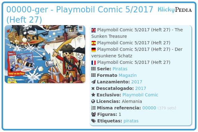 Playmobil 00000-ger - Playmobil Comic 5/2017 (Heft 27)