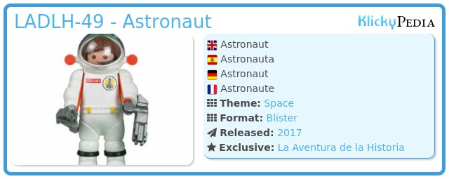 Playmobil LADLH-49 - Astronaut