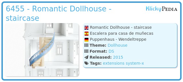 Playmobil 6455 - Romantic Dollhouse - staircase