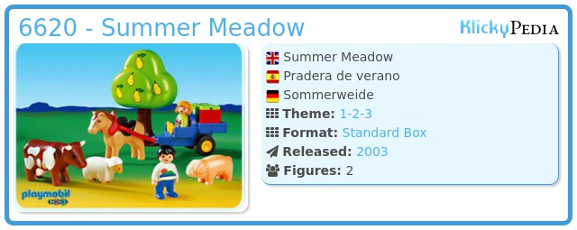 Playmobil 6620 - Summer Meadow