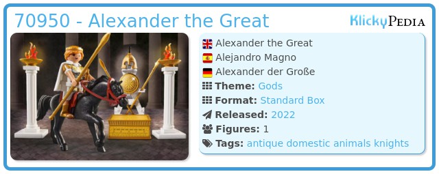 Playmobil 70950 - Alexander the Great