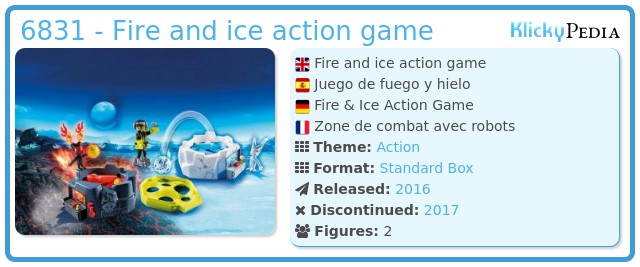 Playmobil 6831 - Fire and ice action game