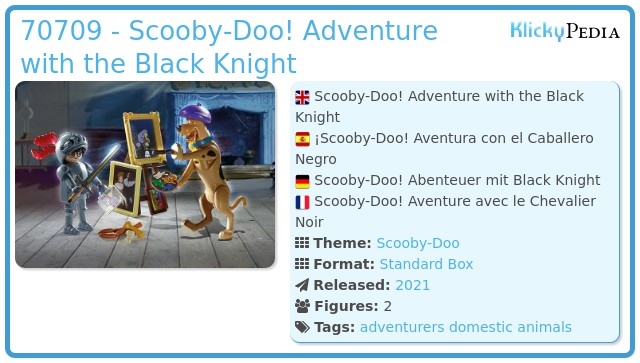Playmobil 70709 - SCOOBY-DOO! Adventure with the Black Knight