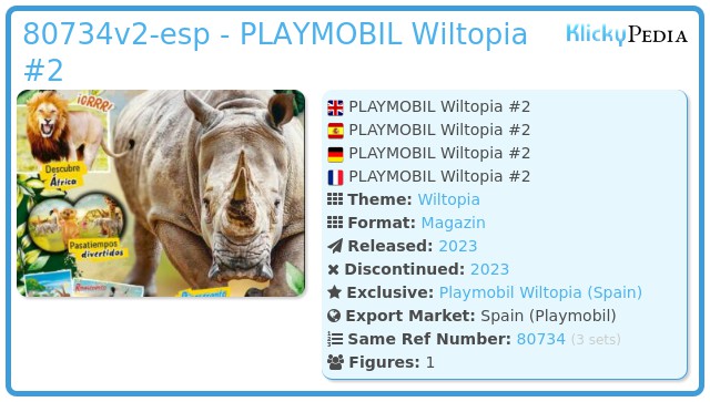 Playmobil 80734v2-esp - PLAYMOBIL Wiltopia #2