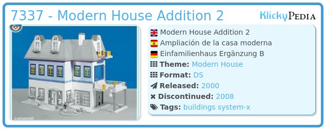 Playmobil 7337 - Modern House Addition 2