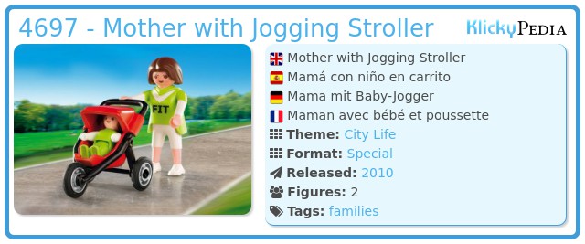 Details about   Playmobil Special MOTHER WITH BABY & JOGGING STROLLER #4697 Brand New 