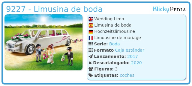 Playmobil 9227 - Limusina de boda