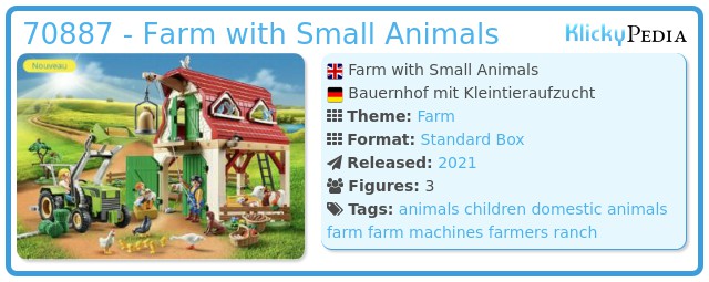 Playmobil 70887 - Farm with Small Animals