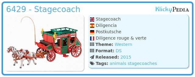 Playmobil 6429 - Stagecoach
