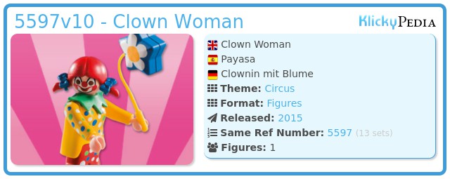 Playmobil 5597v10 - Clown Woman