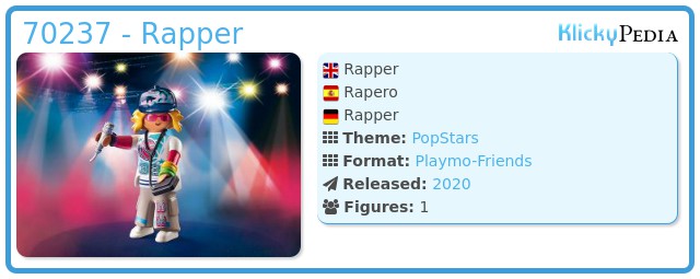 Playmobil 70237 - Rapper