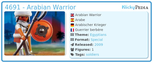 Playmobil 4691 - Arabian Warrior