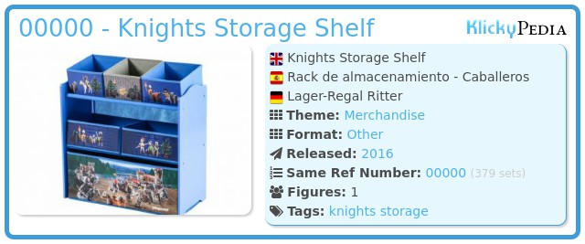Playmobil 00000 - Knights Storage Shelf