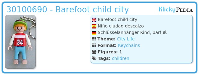 Playmobil 30100690 - Barefoot child city