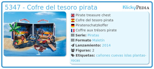 Playmobil 5347 - Cofre del tesoro pirata
