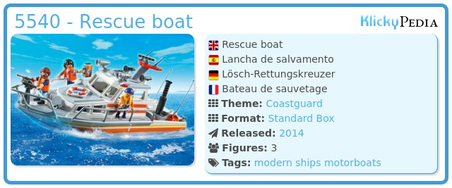Playmobil 5540 - Rescue boat
