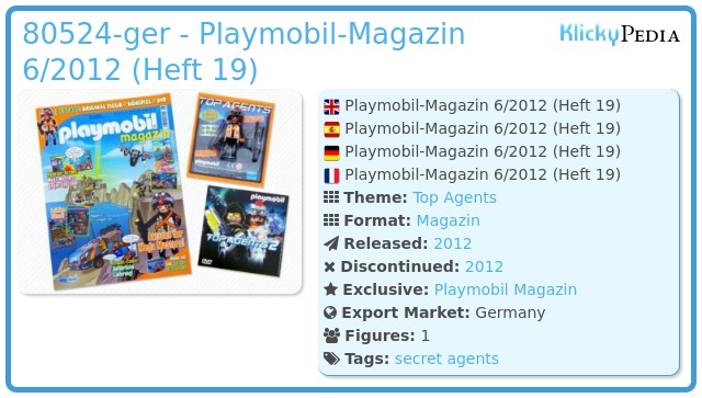 Playmobil 00000-ger - Playmobil-Magazin 6/2012 (Heft 20)