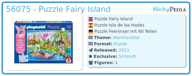 Playmobil 56075 - Puzzle Fairy Island