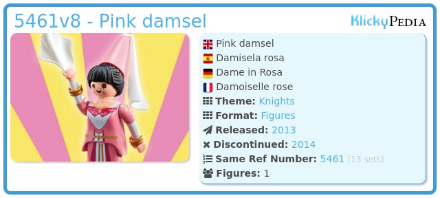 Playmobil 5461v8 - Pink damsel