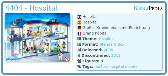 Playmobil 4404 - Hospital