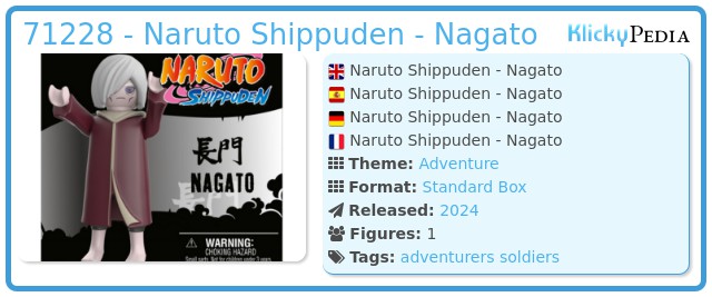 Playmobil 71228 - Naruto Shippuden - Nagato