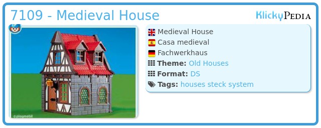 Playmobil 7109 - Medieval House