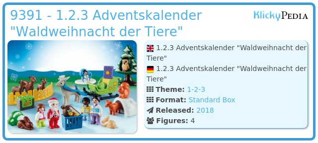 Playmobil 9391 - 1.2.3 Adventskalender 