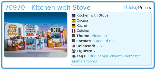 Playmobil 70970 - Kitchen with Stove