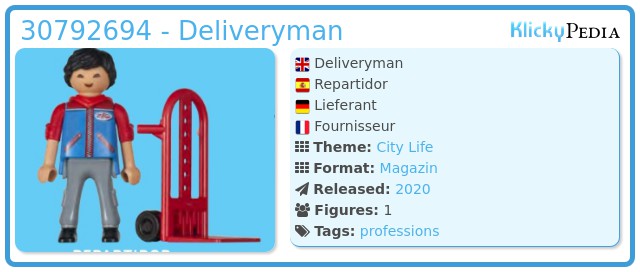 Playmobil 30792694 - Deliveryman