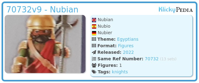 Playmobil 70732v9 - Nubian