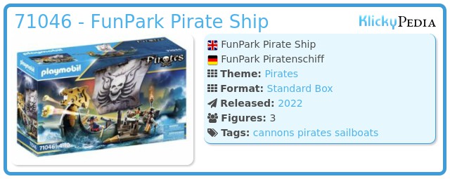 Playmobil 71046 - FunPark Pirate Ship
