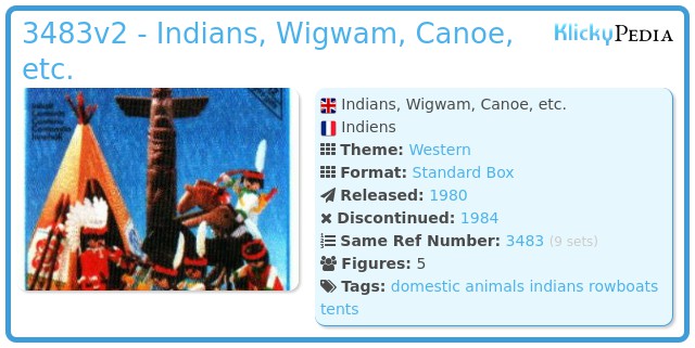Playmobil 3483v2 - Indians