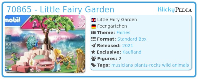 Playmobil 70865 - Little Fairy Garden