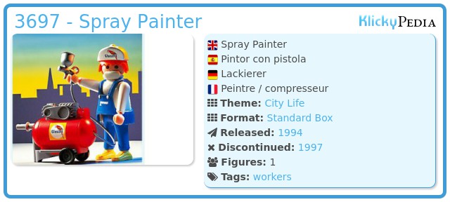 Playmobil 3697 - Spray Painter