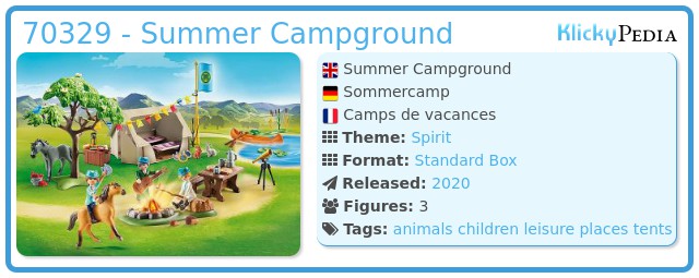Playmobil 70329 - Summer Campground