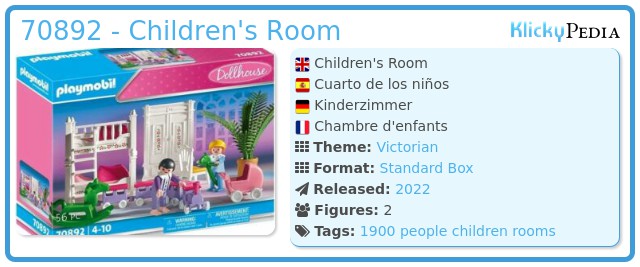 Playmobil 70892 - Children's Room
