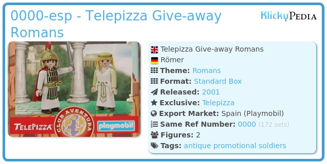 Playmobil 0000-esp - Telepizza Give-away Romans