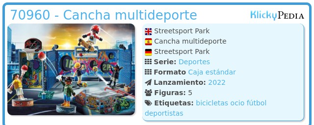 Playmobil 70960 - Cancha multideporte