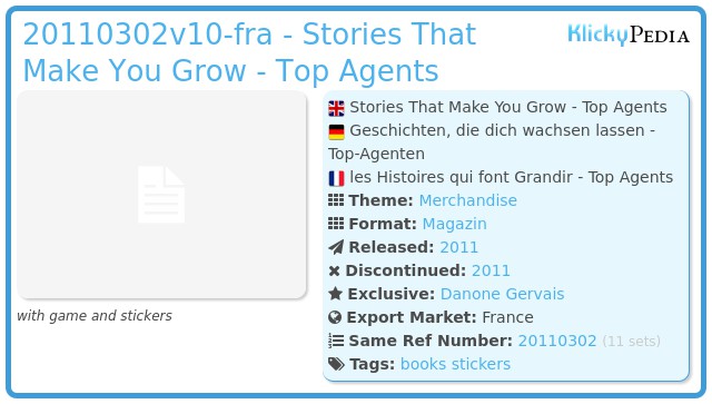 Playmobil 20110302v10-fra - Stories That Make You Grow - Top Agents