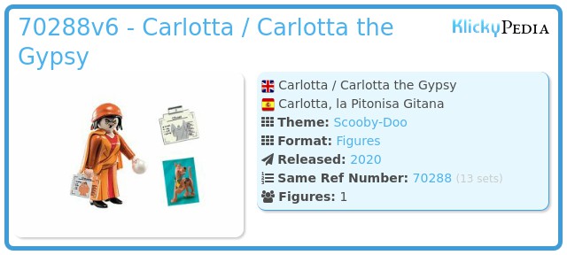 Playmobil 70288v6 - Carlotta / Carlotta the Gypsy
