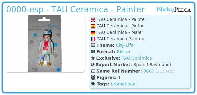 Playmobil 0000-esp - TAU Ceramica - Painter