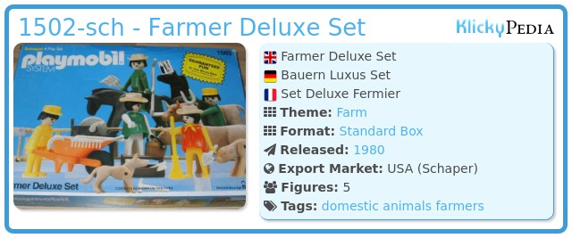 Playmobil 1502-sch - Farmer Deluxe Set