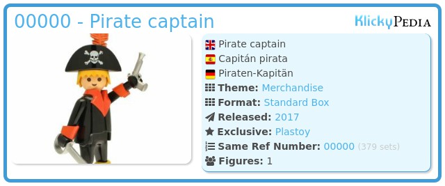 Playmobil 00000 - Pirate captain