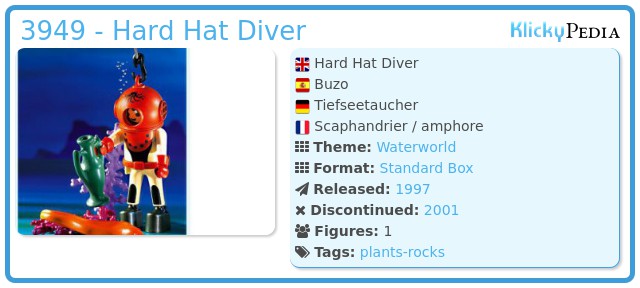 Playmobil 3949 - Hard Hat Diver